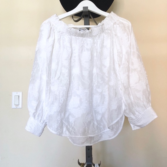 Elizabeth&James Geneva off shoulder Fil Coupé top - Picture 3 of 7